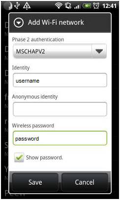 คู่มือการติดตั้ง Wi-Fi สำหรับ KMUTNB-STAFF :: Android